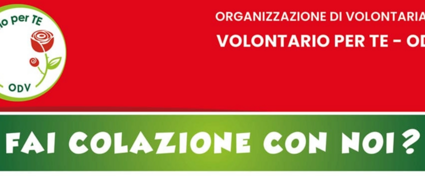 Una colazione per aspiranti volontari offerta da “Volontario per Te”