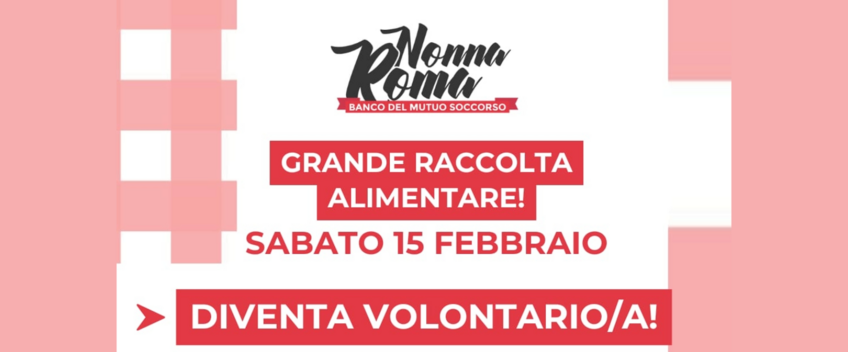 Nonna Roma cerca volontari/e per la raccolta alimentare